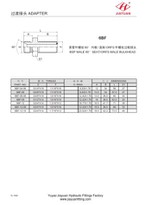 BSP 남성 시트 ORFS 남성 벌크 헤드