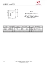 SAE 3000 플랜지 어댑터 ORFS